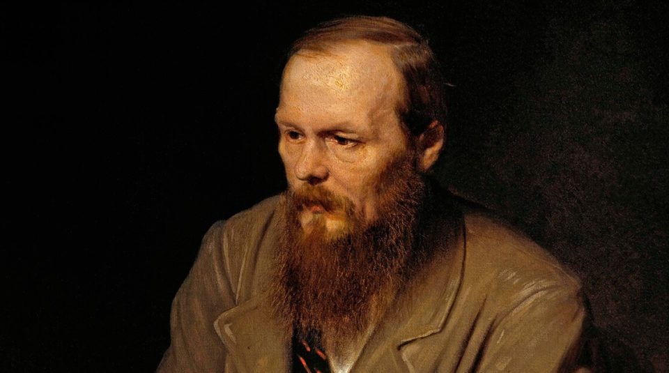 Pintura de um homem branco com barba e cabelos ruivos.